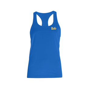 UCLA Women's Swiftly Tech Racerback Tank Top - UCLA Blue